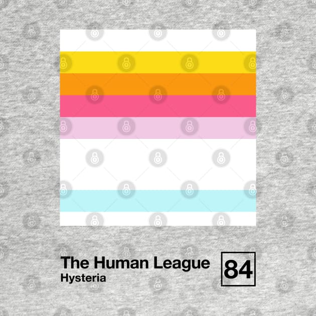 Hysteria / Minimalist Style Graphic Artwork Design by saudade